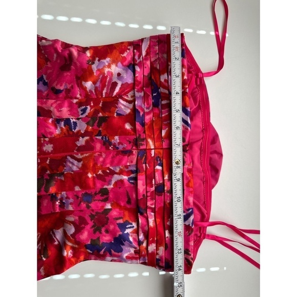 BCBGMaxAria Floral Bubble Strapless Mini Dress - Picture 11 of 11